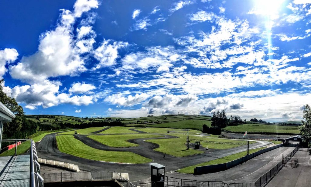 Glan-Y-Gors Kart Track aerial view