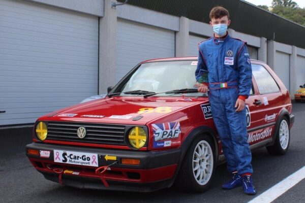 Cameron and his Golf GTI