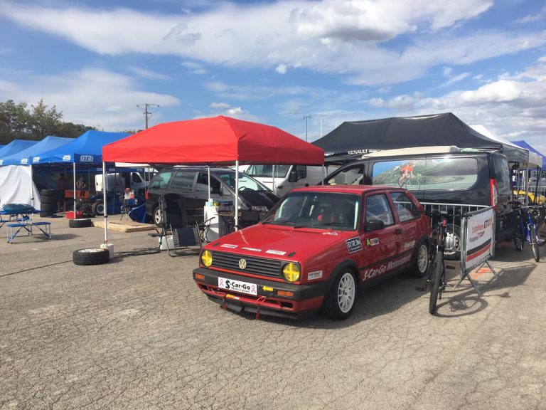 Racing Golf GTI paddock